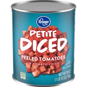 Kroger Petite Diced Peeled Tomatoes