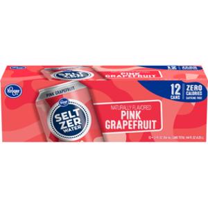 Kroger Pink Grapefruit Seltzer Water