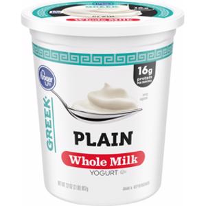 Kroger Plain Whole Milk Greek Yogurt