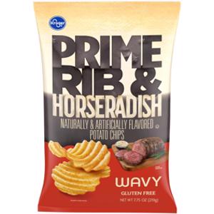 Kroger Prime Rib & Horseradish Wavy Potato Chips