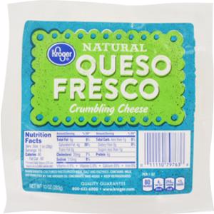 Kroger Queso Fresco Natural Crumbling Cheese