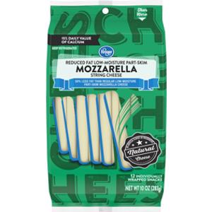Kroger Reduced Fat Mozzarella String Cheese
