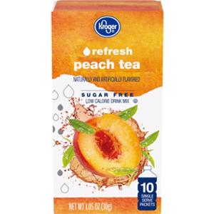 Kroger Refresh Peach Tea Drink Mix