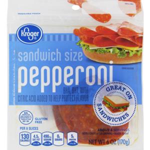 Kroger Sandwich Size Pepperoni