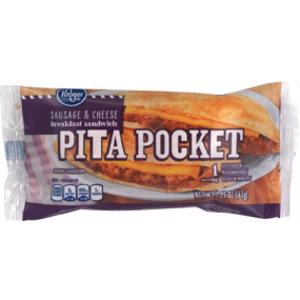 Kroger Sausage & Cheese Pita Pocket