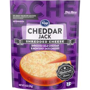 Kroger Shredded Cheddar Jack Cheese