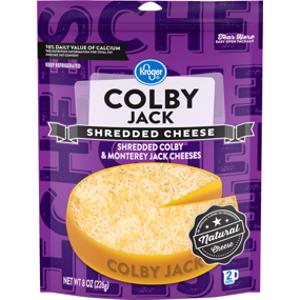 Kroger Shredded Colby & Monterey Jack Cheese