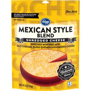 Kroger Shredded Mexican Style Blend Cheese