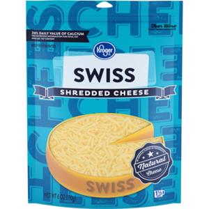 Kroger Shredded Swiss Cheese