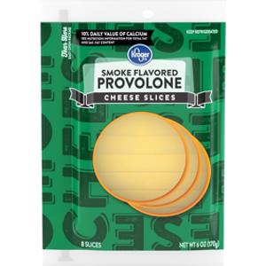 Kroger Smoke Flavored Provolone Cheese Slices