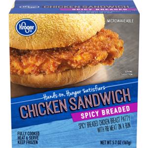Kroger Spicy Breaded Chicken Sandwich