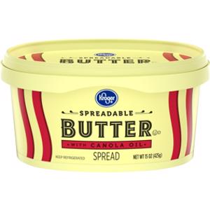 Kroger Spreadable Butter w/ Canola Oil