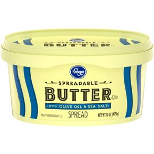 Kroger Spreadable Butter w/ Olive Oil & Sea Salt