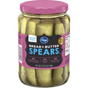 Kroger Sugar Free Bread & Butter Spears