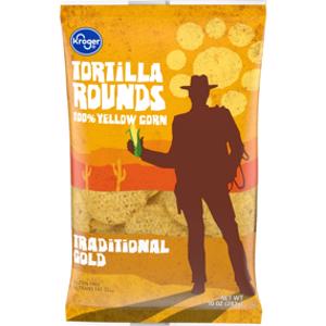 Kroger Traditional Gold Round Tortilla Chips