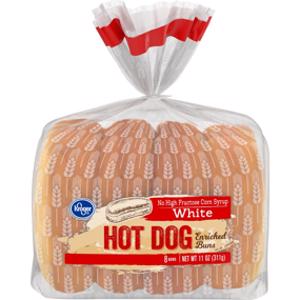 Kroger White Hot Dog Buns