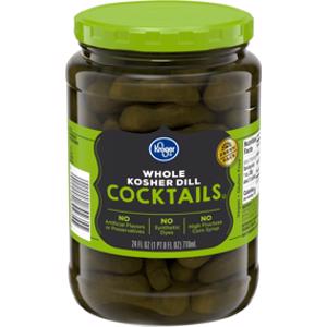 Kroger Whole Kosher Dill Cocktail Pickles