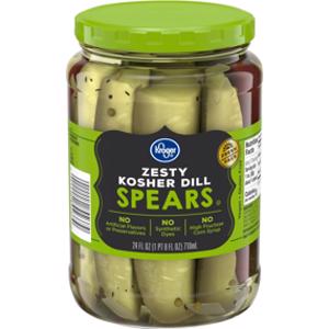 Kroger Zesty Kosher Dill Pickle Spears