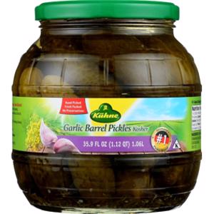 Kuhne Garlic Barrel Pickles