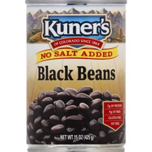 Kuner's No Salt Added Black Beans