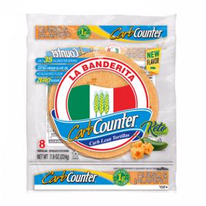 La Banderita Carb Counter Queso & Jalapeno Tortilla