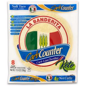 La Banderita Carb Counter Soft Taco Flour Tortillas