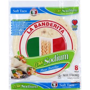 La Banderita Low Sodium Flour Tortillas