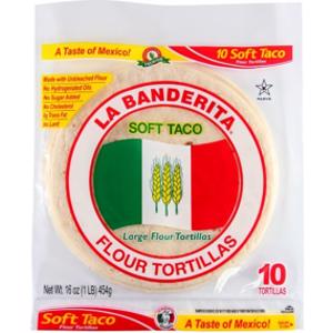 La Banderita Soft Taco Flour Tortillas