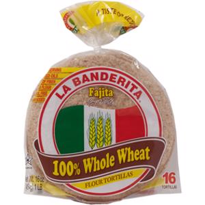 La Banderita Whole Wheat Fajita Tortillas