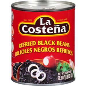 La Costena Refried Black Beans