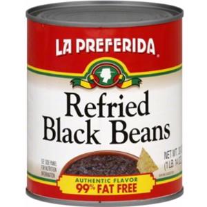La Preferida Fat Free Refried Black Beans
