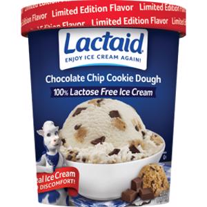 Lactaid Chocolate Chip Cookie Dough Ice Cream