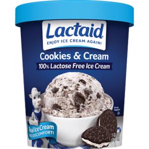 Lactaid Cookie & Cream Ice Cream