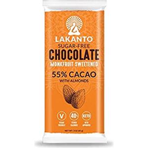 Lakanto Chocolate Bar w/ Almonds