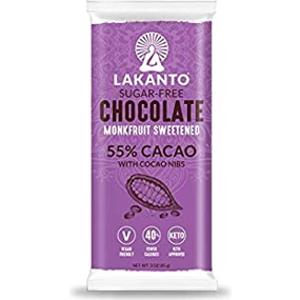 Lakanto Chocolate Bar w/ Cacao Nibs