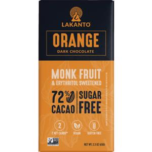 Lakanto Orange Dark Chocolate Bar