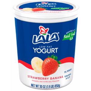 LaLa Low Fat Strawberry Banana Yogurt