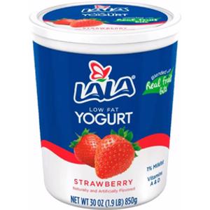 LaLa Low Fat Strawberry Yogurt