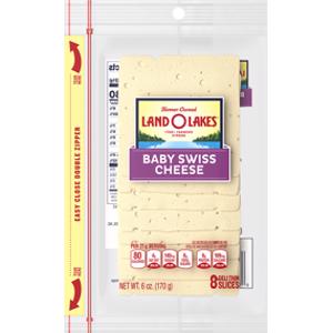 Land O'Lakes Sliced Baby Swiss Cheese