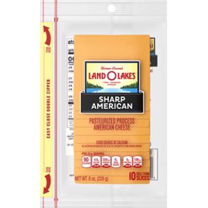 Land O'Lakes Sliced Sharp American Cheese