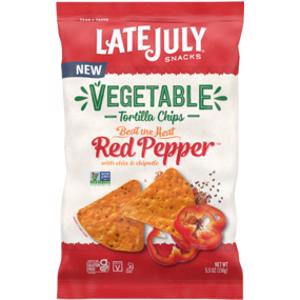 Late July Red Pepper Vegetable Tortilla Chips