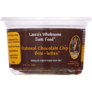 Laura's Wholesome Junk Food Oatmeal Chocolate Chip Bite-lettes