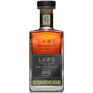 Laws Whiskey House San Luis Valley Bonded Straight Rye Whiskey