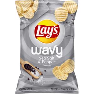 Lay's Wavy Salt & Pepper Potato Chips