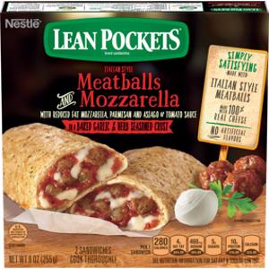 Lean Pockets Meatballs & Mozzarella Sandwich