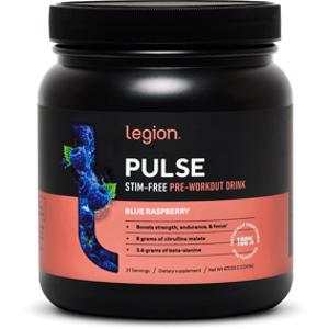 Legion Pulse Stim Free Pre-Workout Blue Raspberry