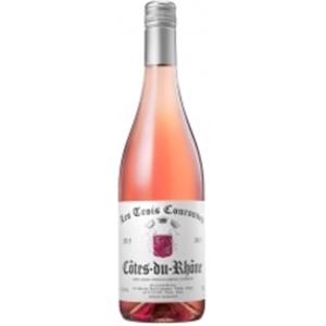 Les Trois Couronnes Côtes du Rhône Rose Wine