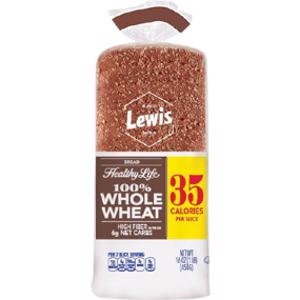 Lewis Bake Shop Healthy Life 100% Whole Wheat Bread