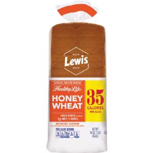 Lewis Bake Shop Healthy Life Honey Wheat Bread