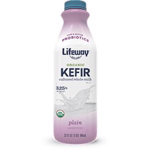 Lifeway Organic Plain Whole Milk Kefir